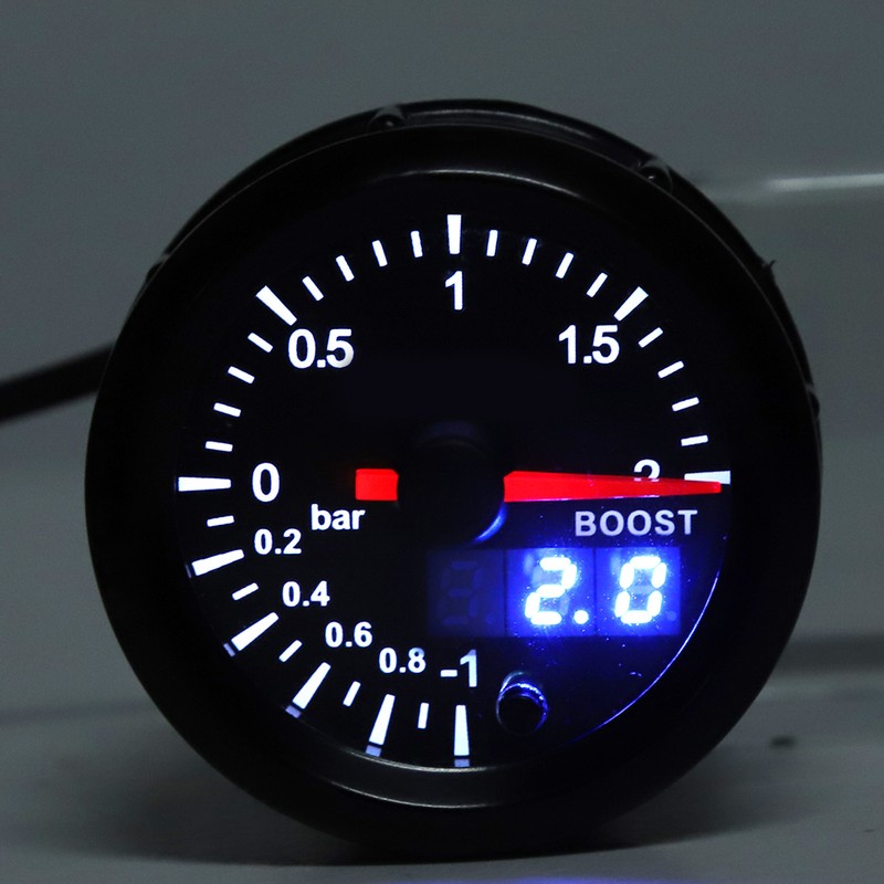 2in Car Turbo Pressure Boost Gauge Meter 2Bar 12V Colorful
