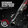 Alloyman 3/8" Cordless Ratchet Wrench Set, 60FT-LBS(80N.m) Electric Ratchet, 12V