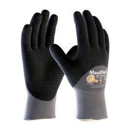 ATG 34-845/XL MaxiFlex Endurance - Nylon, Micro-Foam Nitrile 3/4 Grip Gloves - Black/Gray - X-Large - 12 Pair Per Pack by ATG