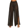 Ramy Brook Women's Standard GLORA Pant, Black/Gold Zig ZAG
