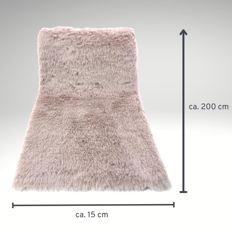 Marzoon Fluffy Fur Ribbon 15 x 200 cm - Soft