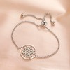 TEAMER Archangel Metatron Cube Bracelet Stainless Steel Adjustable Metatron Cube