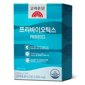 Korean Eundan Prebiotics Probiotics Food Fructooligosaccharides FOS 30 Packs, 1 Unit