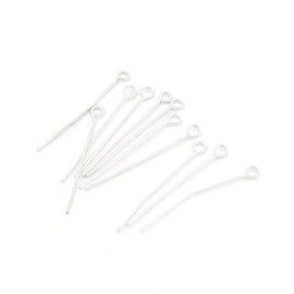 Vintageparts Silver Tone 30mm 200 Pcs DIY Jewellery Making Pins Pins Accessories