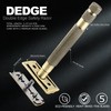 DEDGE Classic Double Edge Safety Razor Single Blade Weighted Design