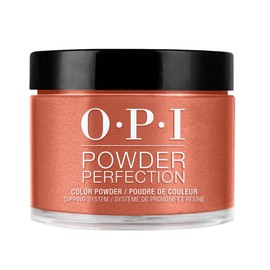 OPI Powder Perfection Slip Dressed Up | Opaque Dark Red Brown Crème Nail Dipping Powder | Acrylic Alternative | 1.5 oz