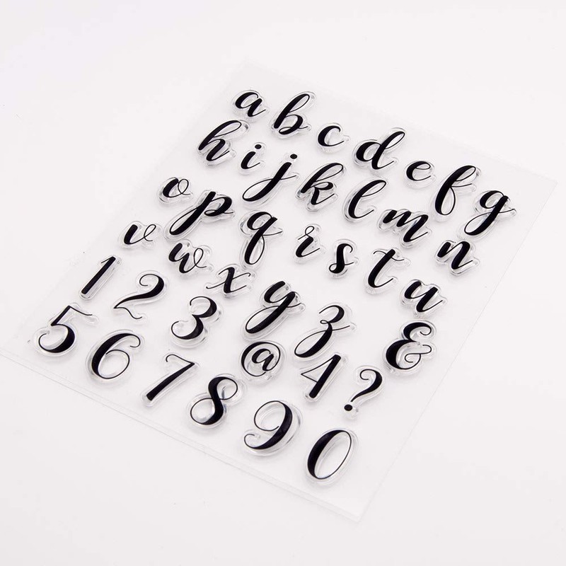 Arrietty Lower Case Alphabets Alphas Numbers Clear Stamps for Card