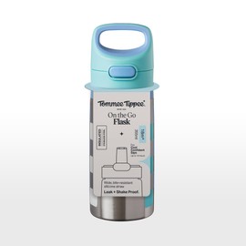 Tommee Tippee On The Go Insulated Straw Bottle 18m+ Stainless Steel