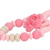 Teething Necklace Gum Massage Silicone Baby Teether Cute Bright Color