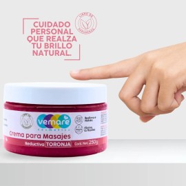 Crema Para Masajes Reductivos Toronja Vemare Reafirma 250g