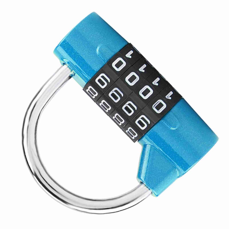 WGFOIP 4 Digit Combination Padlock, Waterproof Code Padlock Security Password