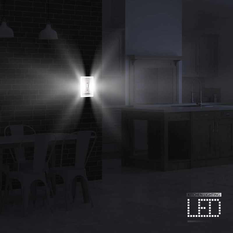 GOODSMANN LED Night Light Wall Light Emergency Lights Switch Cordless