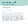 BLUE LIZARD Sensitive Mineral Sunscreen Stick - No Chemical Actives