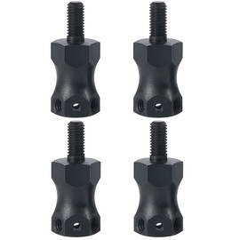 WEFEINO 4Pcs RC Wheel Hex Adapter Extenders +15mm for 1/10 Hammer Rey, Lasernut U4 Rock Truck RC Buggy Car