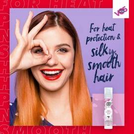 VO5 Heat Protection Hair Serum Made Smooth and Controls Frizz for Beautifully Smooth Hair and Illuminating Shine Up to 230C Heat Defence, Perfect for Coarse, Dry Hair, 50ml (Buy 5)