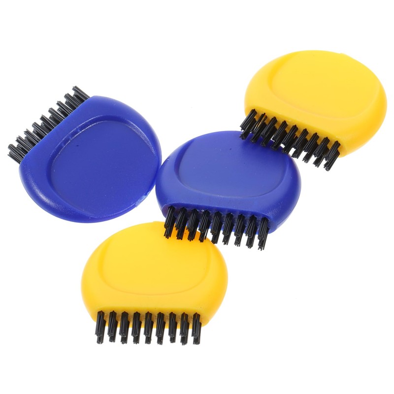 Kisangel 12pcs Golf Brush Soft Bristles for Cleaning Lightweight and