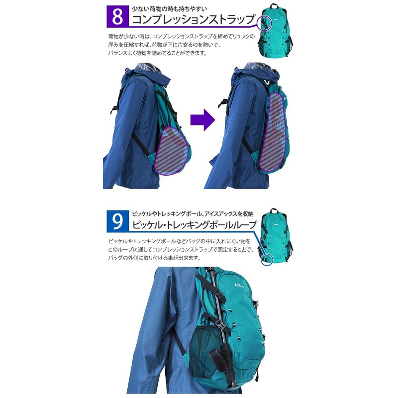 LAD WEATHER Backpack, Large Capacity 40L, Foldable and Convenient, Backpack,