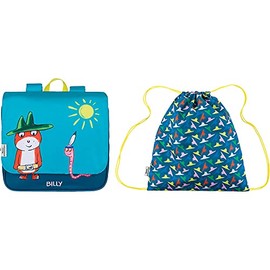 L'Ecole, Blue, Cartable de 29 cm, Billy, blue, Billy