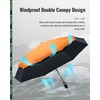 Chakipee Travel Compact Umbrella Windproof - Portable Automatic Umbrellas for