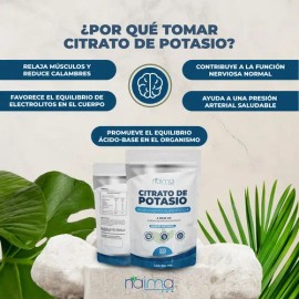 Citrato De Potasio 1 Kg. Sabor Natural Sin Sabor                                                                                                      