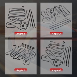 Roof Rail Door Window Trunk Seal Weatherstripping Seal Kit Replacement for 1981-1988 Regal Cutlass RWD 2 Door，Replace 568979