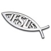 Catholic Town Car Chrome Emblem Jesus Christian Fish Symbol 3D