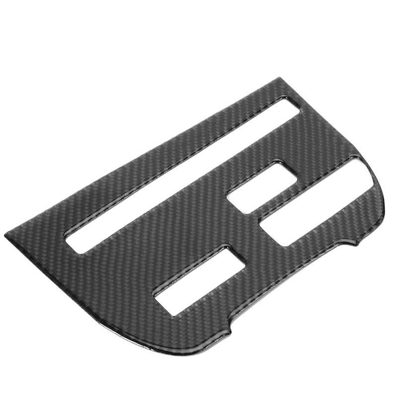 Console Trim Sticker Carbon Fiber CD Player Interior Accessories Fit