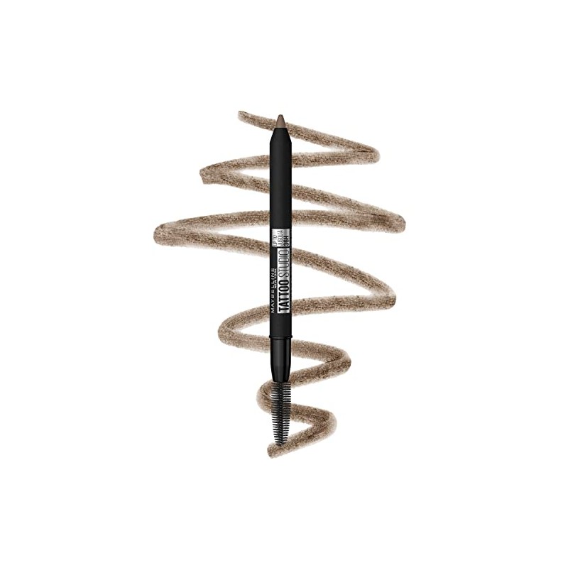 Maybelline TattooStudio Waterproof Eyebrow Pencil, 250 BLONDE, 0.026 Oz