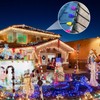 Cinnvoice 50 Pcs Ridge Clips Christmas Light Clips Roof Row
