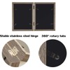 5x7 Picture Frames Double Hinged MDF Wood Grain Shadow Box