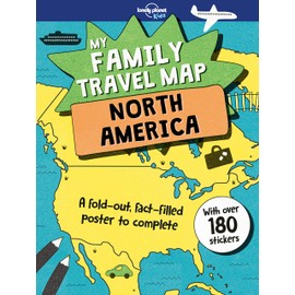 Lonely Planet Kids My Family Travel Map - North America 1