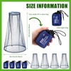 HESTYA 4 Pack Mosquito Net Face Mesh Protecting Net for