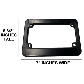 OwnTheAvenue Why So Serious Joker Funny Humor Motorcycle License Plate Frame