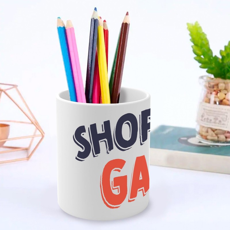 Fabulous Shoppers Gang Stifteköcher aus Keramik – Mode Shopping Shop