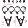 xitomer Aftermarket Fit For Triumph Bonneville T120/T120 Black 16-20 Headlight