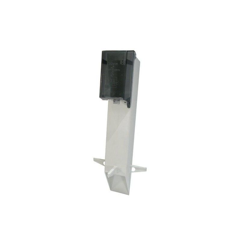 GPD19W-1 Gard-N-Post Low-Profile Outdoor Landscape Lighting Post Enclosure with Outlet