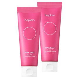 [Vegan Beauty] Be Plain Pink Salt Aha Baha Cleansing Foam, 120ml, 2 pieces / [비건뷰티] 비플레인 핑크솔트 아하 바하 클렌징폼, 120ml, 2개