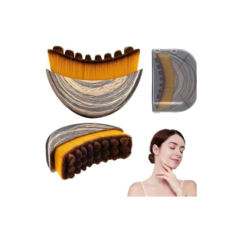Cepillos Faciales Para Drenaje Linfático - Diseño Ergonómico Suaves Y