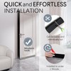 2 Pack Under Door Draft Stoppers with Brush, Door Soundproofing