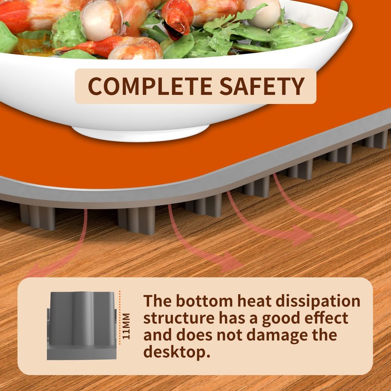 Electric Warming Tray&Food Warming MatFast Full Surface Electric Warming Tray
