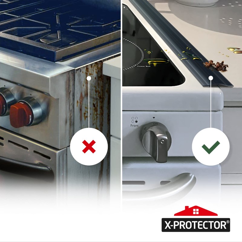 Silicone Stove Gap Cover X-Protector – 50” x 2" Guard