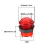 EMSea 5PCS 28 mm Arcade LED Buttons Compatible with Arcade