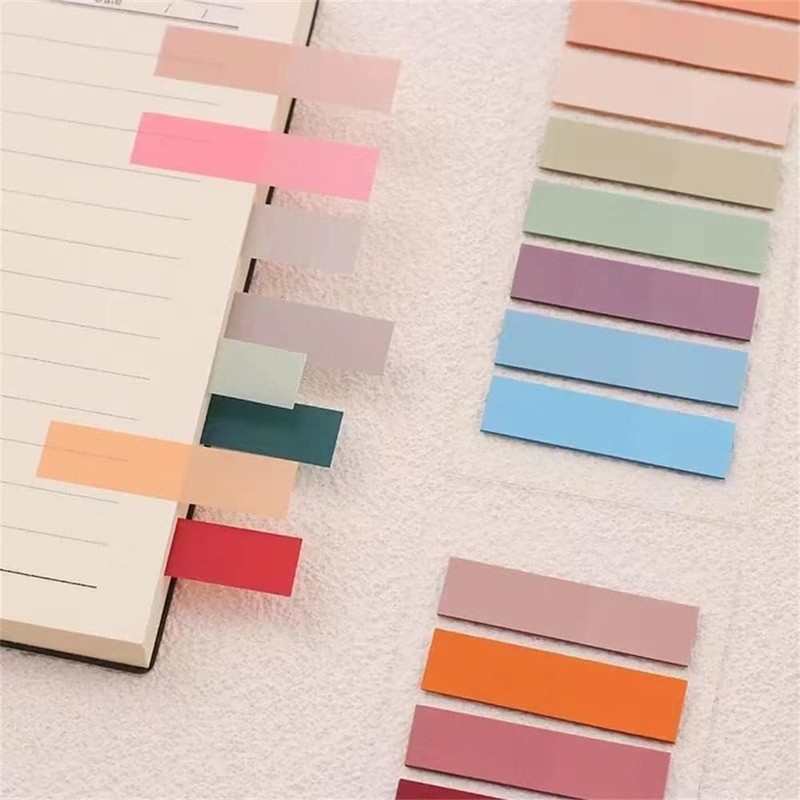 200 Pcs Blue Sticky Index Tabs,Writable and Repositionable Book Flags