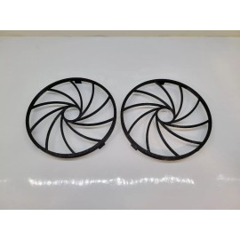 Zandelay Industries 90-97 Mazda Miata MX5 Door Speaker Covers Panel Set Pair NA 1990-1997 Spiral