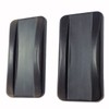 San-S Hikite-kun Sliding Door Pulls, 2 Pieces, Black