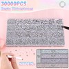 21000Pcs Resin Rhinestones for Bedazzling with 3Pcs B7000 Jewelry Glue,