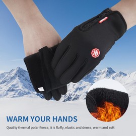 RooRuns Winter Gloves, Lightweight Touchscreen Gloves Thermal Gloves, Non Slip Cycling Gloves Driving Gloves Running Gloves Waterproof Gloves For Men Women