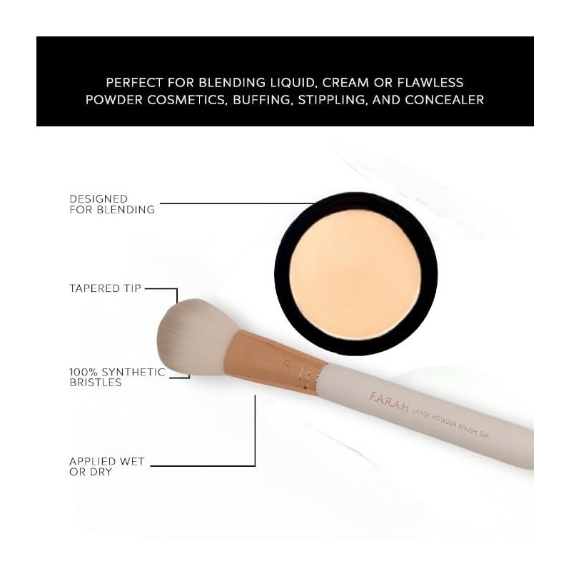 F.A.R.A.H 50F Premium Angled Contour Makeup Brush - Makeup Brush