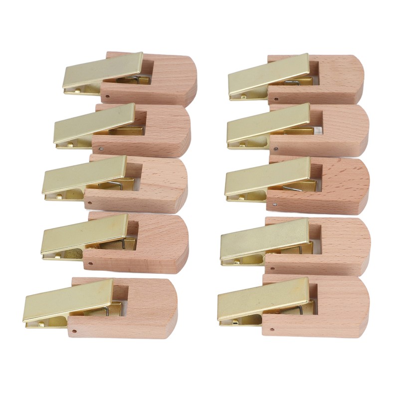 Laundry Hooks Clip Industrial Solid Wood Rotary Multifunctional Hanging Hooks