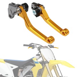 BIUGERCN Motorcycle Brake Lever Dirt Bike Clutch Lever Foldable Aluminium for RM 85 RM 125 RM 250 YZ80 YZ85 Motocross